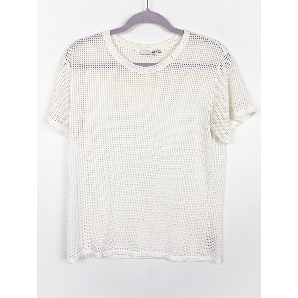 Wilfred Free Aritzia Mesh Short Sleeve T-Shirt Medium